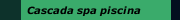 Cascada spa piscina